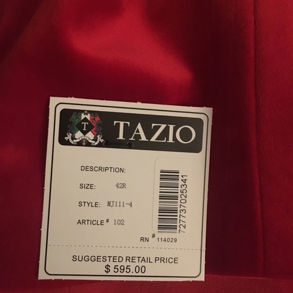 ❤️Flamin’ Red Velvet Blazer - Christmas 🎄 - Picture 7 of 8